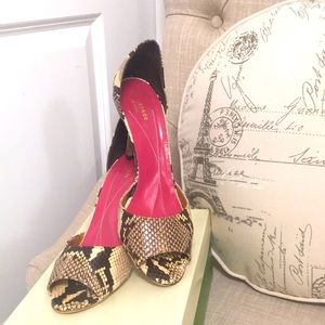🌟Host Pick🌟 Kate Spade Snakeskin Heels, Size 9